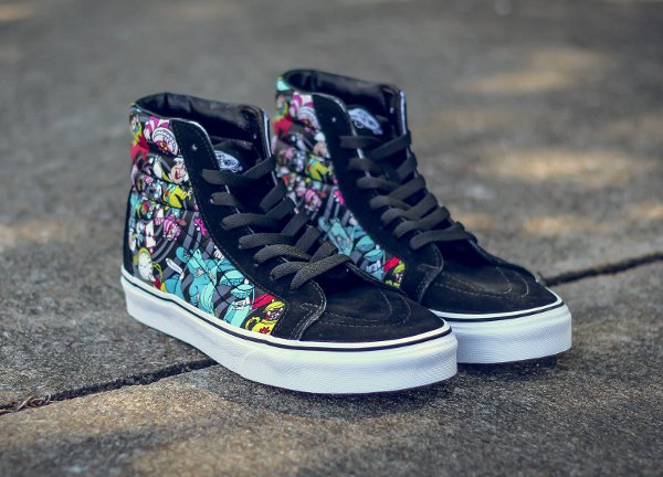 Disney x Vans Sk8 Hi Rabbit Hole (Alice in Wonderland) (10)