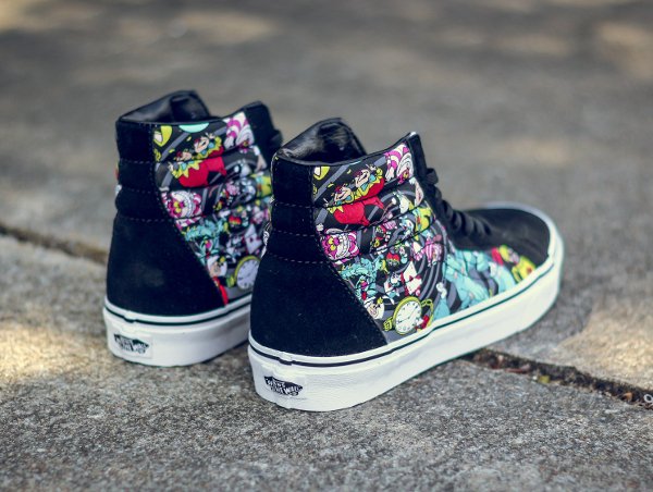 Disney x Vans Sk8 Hi Rabbit Hole (Alice in Wonderland) (9)