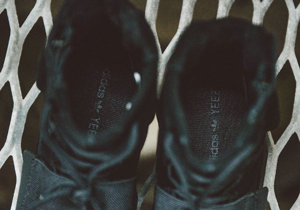 Kanye West x Adidas Yeezy 750 Suede Triple Black pas cher (10)