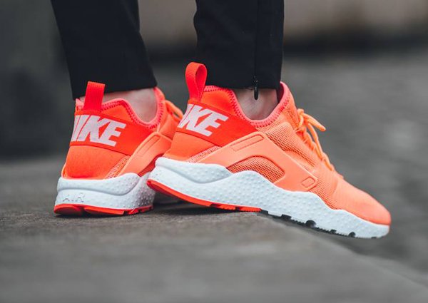 Nike Air Huarache Ultra Run Bright Mango pas cher (3)