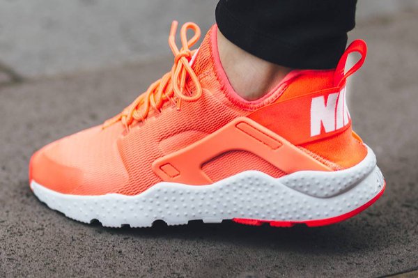 Nike Air Huarache Ultra Run Bright Mango pas cher (4)