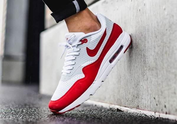 Nike Air Max 1 Ultra Essential OG White Red pas cher (4)