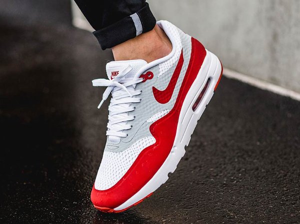Nike Air Max 1 Ultra Essential OG White Red pas cher (5)