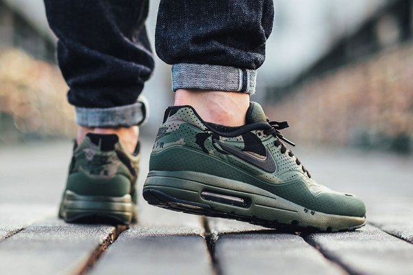 Nike Air Max 1 Ultra Moire Carbon Green imprimé camouflage vert (17)