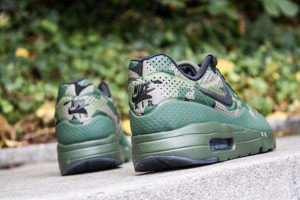 Nike Air Max 1 Ultra Moire Carbon Green imprimé camouflage vert (7)