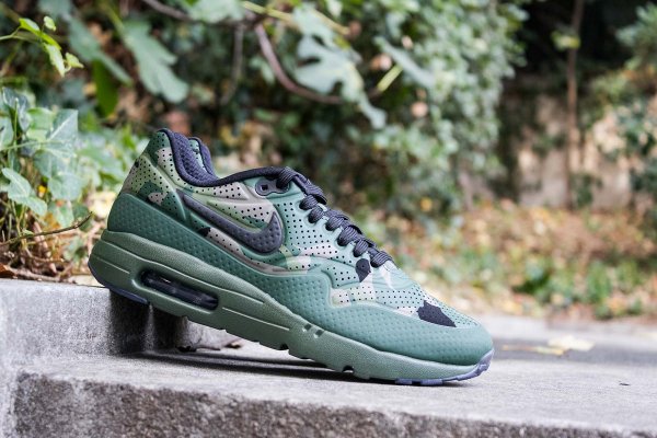 Nike Air Max 1 Ultra Moire Carbon Green imprimé camouflage vert (8)