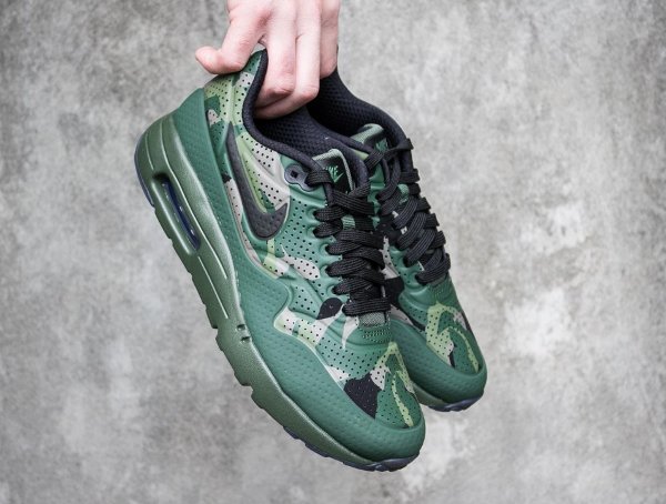 Nike Air Max 1 Ultra Moire Carbon Green imprimé camouflage vert (9)