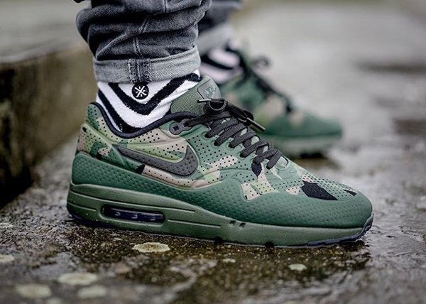 Nike Air Max 1 Ultra Moire Print Green Camo pas cher (2)