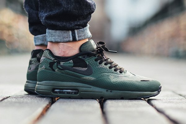 Nike Air Max 1 Ultra Moire Print Green Camo pas cher (3)