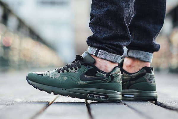 Nike Air Max 1 Ultra Moire Print Green Camo pas cher (4)