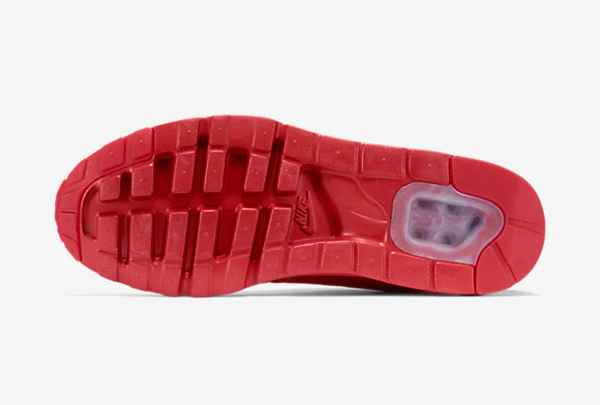 Nike Air Max 1 Ultra Moire cuir perforé rouge (3)