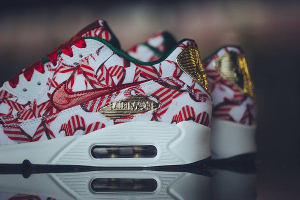 Nike Air Max 90 Christmas Gift Wrapped QS pas cher (3)