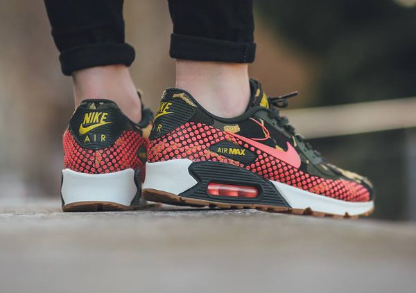 Nike Air Max 90 Jacquard Desert Camo Polka Dot (3)