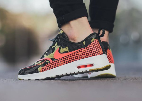 Nike Air Max Thea Jacquard Desert Camo Polka Dot