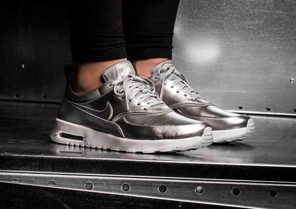 Nike Air Max Thea PRM Metallic Silver pa cher pour femme (3)