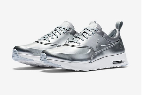 Nike Air Max Thea PRM Metallic Silver pa cher pour femme 5 600x402