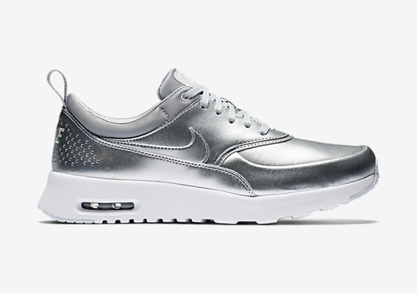 Nike Air Max Thea PRM Metallic Silver pa cher pour femme (7)