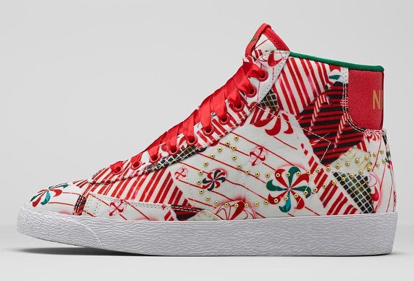 Nike Blazer Mid Christmas Gift Wrapped QS pas cher (7)