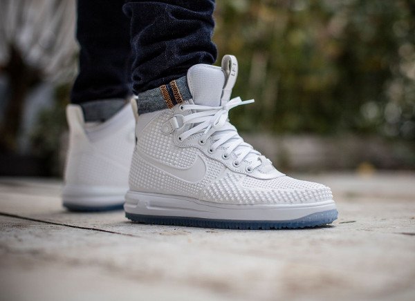 Nike Lunar Force 1 Duckboot White Ice pas cher (1)