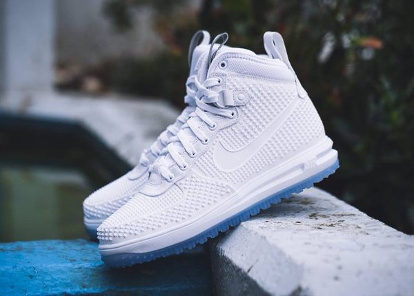 Nike Lunar Force 1 Duckboot White Ice pas cher (couv)