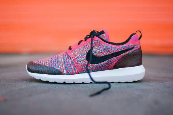 Nike Roshe Flyknit NM SE Multicolor Bright Crimson pas cher (4)