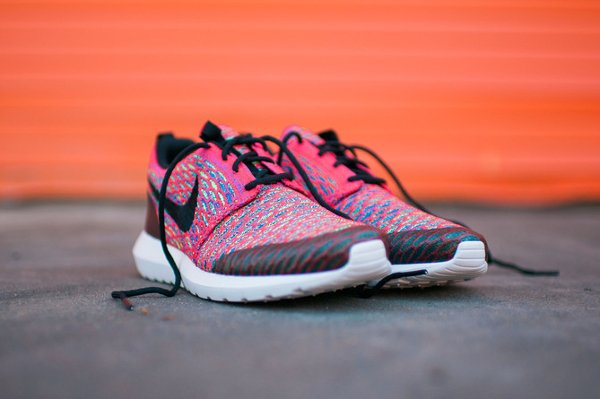 Nike Roshe Flyknit NM SE Multicolor Bright Crimson pas cher (5)