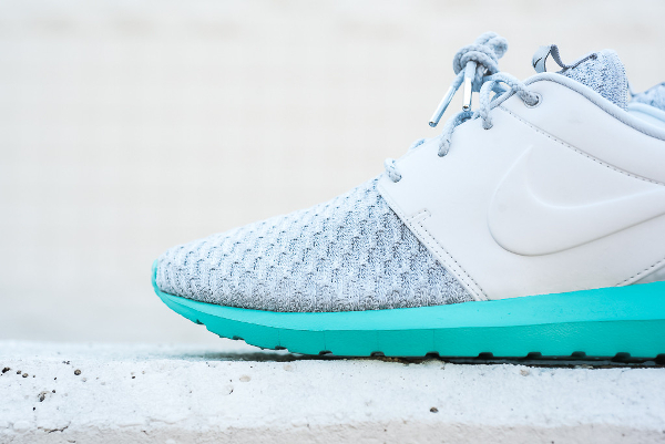 Nike Roshe One Flyknit Natural Motion Pure Platinum Calypso pour homme (12)