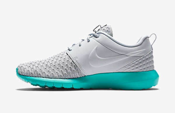 Nike Roshe One Flyknit Natural Motion Pure Platinum Calypso pour homme (6)