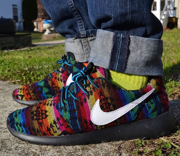 Nike Roshe Run Pendleton mal portée