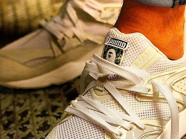 Puma Blaze Of Glory x Bape White Camo (2)