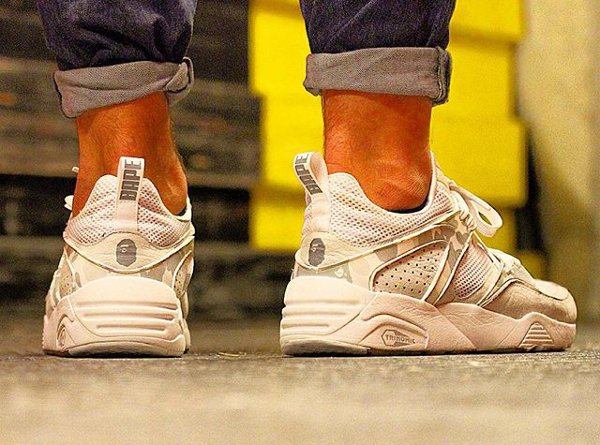 puma blaze of glory bape white