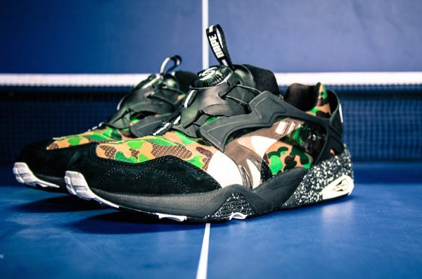 Puma Disc Blaze x A Bathing Ape Camouflage Curds Whey (6)