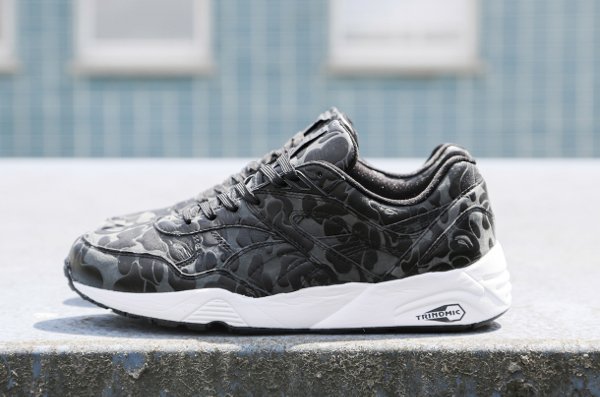 Puma R698 x A Bathing Black Camouflage (1)