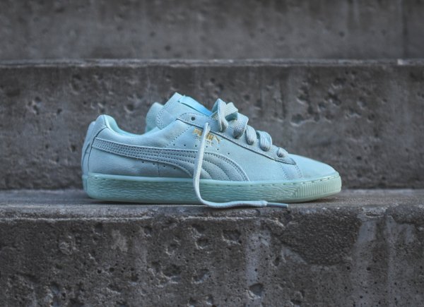 puma suede bleu pas cher