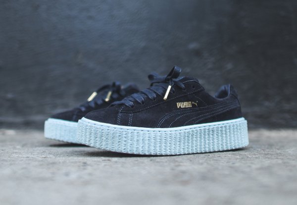 puma creepers daim grise