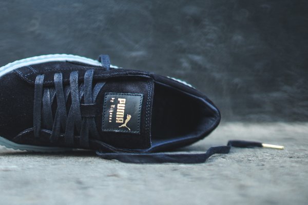 Puma Suede Creepers x Rihanna daim noir et semelle bleue (8)