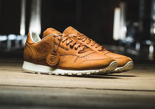 Reebok Classic Leather Lux PW en cuir premium marron style Horween (4)