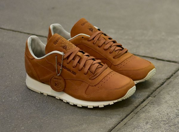 Reebok Classic Leather Lux PW en cuir premium marron style Horween (7)