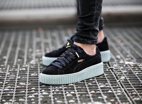 Rihanna x Puma Suede Creepers Cool Blue (1)