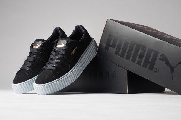 Rihanna x Puma Suede Creepers Cool Blue (2)