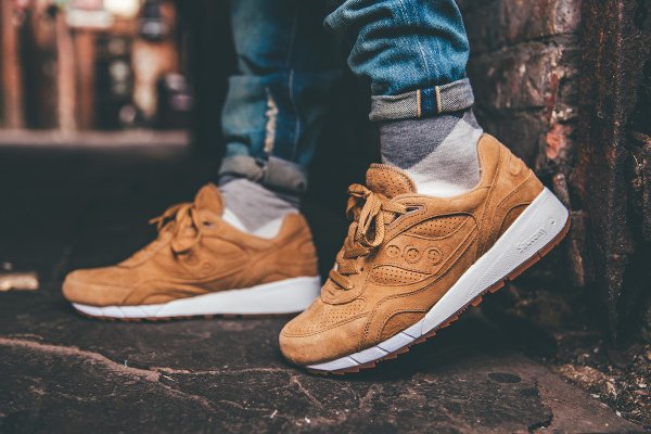 Saucony Shadow 6000 Suede Irish Coffee Whiskey Gum (2)