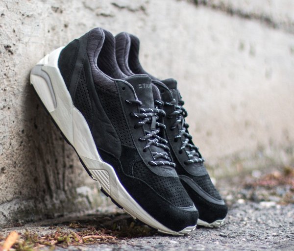 Stampd x Puma R698 Black Suede pas cher (3)