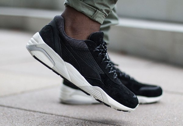 Stampd x Puma R698 Black Suede pas cher (5)