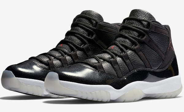 Où acheter la Air Jordan 11 Retro '72-10' Black Gym Red ?