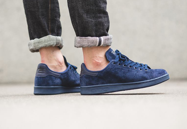 stan smith en daim bleu