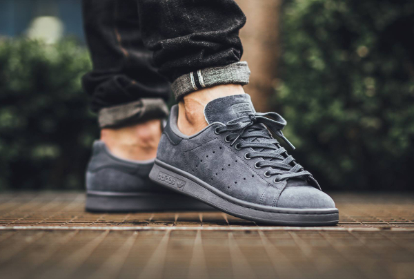 Adidas stan smith clearance onix mono suede