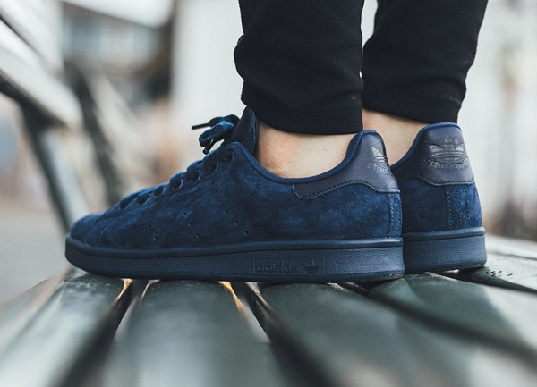 stan smith en daim bleu