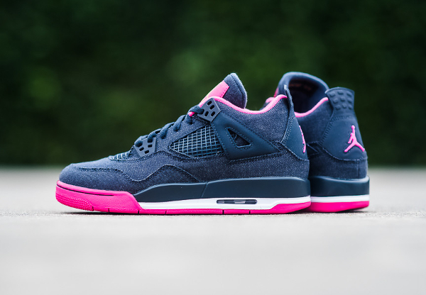 denim pink jordan 4