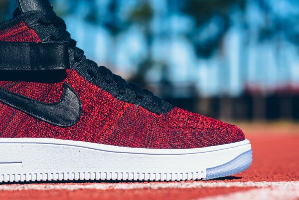 Nike Air Force 1 Ultra Flyknit Black University Red (3)