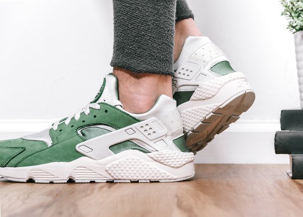 Nike Air Huarache PRM Suede Treeline Bamboo pas cher (7)